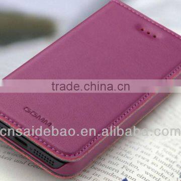 For i phone 5 leather case /pu case