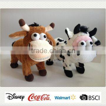 singing and dancing cow animated plush animals