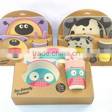 Frog Shape Melamine Children Dinner Set photo-4