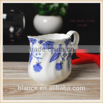 crinkle flower coffee set in European Coffee Cup Set style