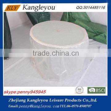 Outdoor White Waterproof Round Table Cover photo-3