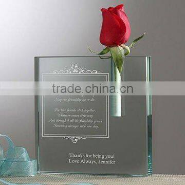 china new product Circular crystal wedding gift vase,crystal vase