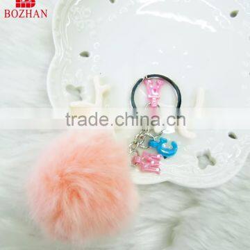 Cute handbag decoration keyring for promotional