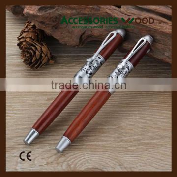 High quality handmade custome wooden pens,wood ball pen with case