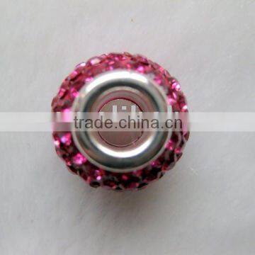 Crystal Pave Ball Rhinestone Bead