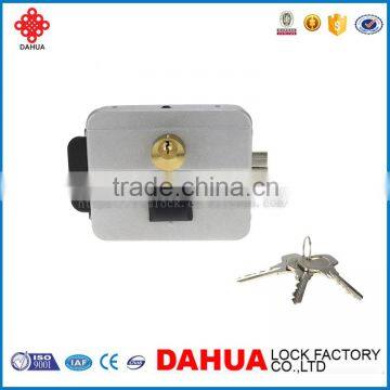 Cisa Electric Rim Lock With Double Connected Brass Cylinder