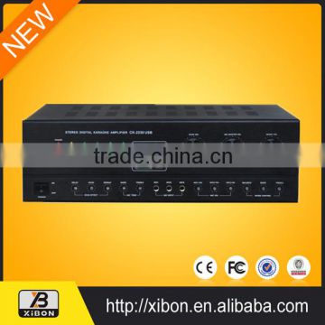 8-channel professional audio power amplifier mixer