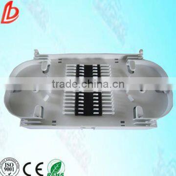 24 ports Fiber Optic Splice Tray plastic material for telecommunication product solutions