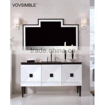 china bathroom vanity manufacturers Artificail stone for wash sink MDF material for vanity , factory direct price