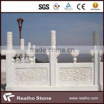 Pure White Marble Stone Column and Pillar for Decoration photo-1