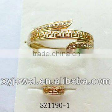 Factory supplier gold bangle designs 22k gold bangles bracelet sets