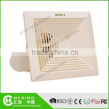 220V plastic bathroom / kitchen high efficiency exhaust fan