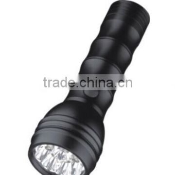 JC-9074 mini Economical Aluminum 10LED flashlight for dry battery