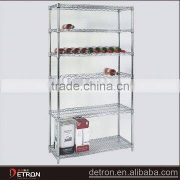 Adjustable wire storage rolling wine rack