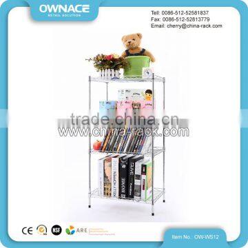 Household Kitchen Chrome Metal Wire Shelving