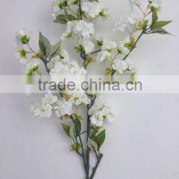 Hot sale silk cherry blossom branch for wedding table centrepiece decorations