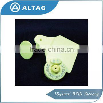 Custom size shape color ISO11784/ISO11785 cattle ear tag for animal management