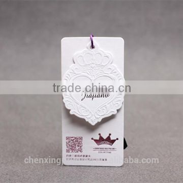 Paper Garment Tags Garment,Shoes,Bags Use cloth tag garment hang tags 3.54''x1.18''