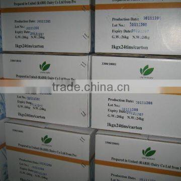 Packing in Tin of 390g Evaporated Milk