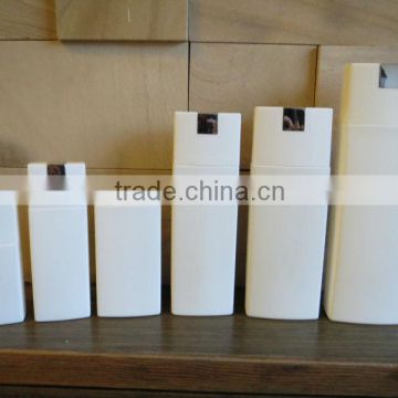 plastic cosmetic lotion bottle