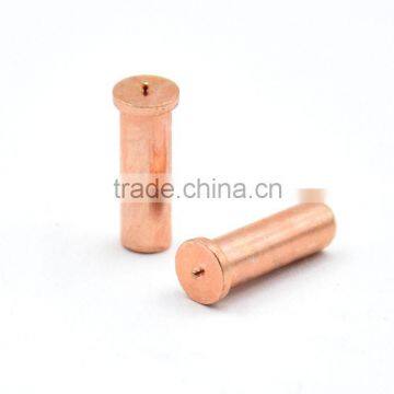 Unthreaded Full Base Copper CD Welding Stud