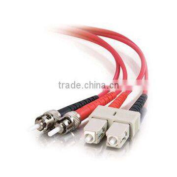 10m SC-ST 62.5/125 OM1 Duplex Multimode Fiber Optic Cable (Plenum-Rated)