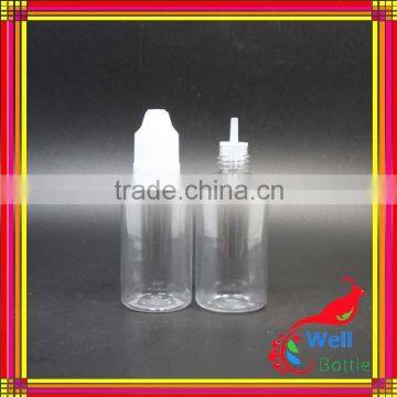 hemp plastic bottles with nicotina liquid with 30ml plastic dropper bottles