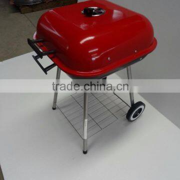 Charcoal outdoor hamburger trolley bbq grill