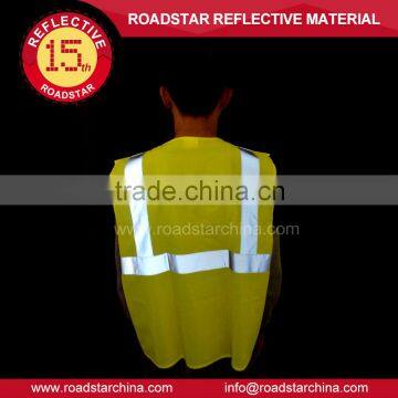 EN471 Class 2 yellow walking reflective safety vest