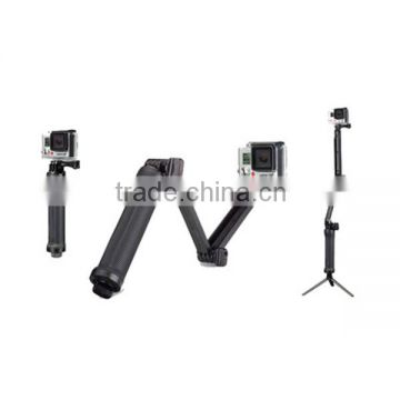 High Quality Portable Waterproof 3-way Gopros Monopod