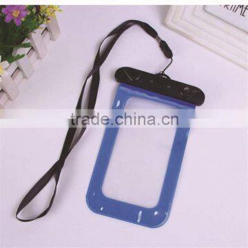 PVC mobile phone waterproof pouch with window