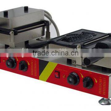 (3 in 1) Commercial Non-stick 110v 220v Electric Dual 1pc Ice Cream Taiyaki Fish Waffle Machine+Batter Dispenser+Stuffing Scoop photo-3