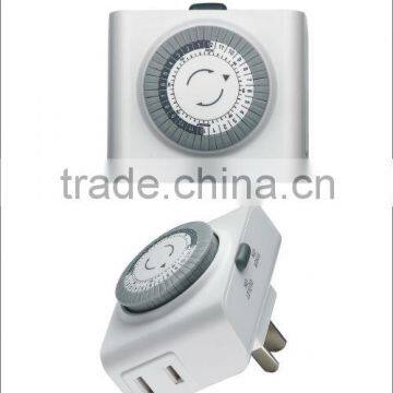 USA 1-Outlet Double package mini Mechanical Timer