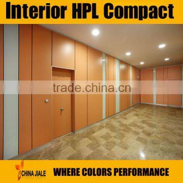 interior HPL wall panel in facade for buildings / compact phenolic board