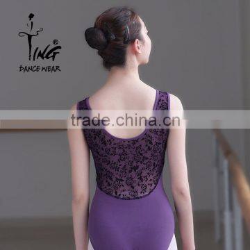2016 Latest Tank Lace Inserted Women Leotard photo-5