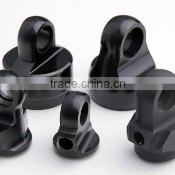 cnc machining centre hardware parts, cnc turning parts, black matt anodized custom parts