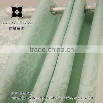 100% polyester Fabric Jacquard Curtain Panel Grommet Drapes Drapery