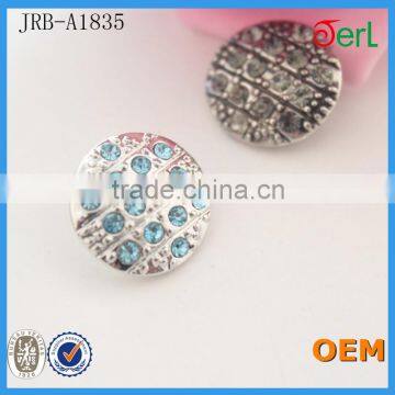 Wholesale Round Gold Color Rhinestone Clothing Buttons photo-4