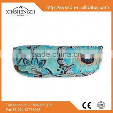 Elegant colorful textile printing zipper lady Super Cotton Quilted Travel Pouch