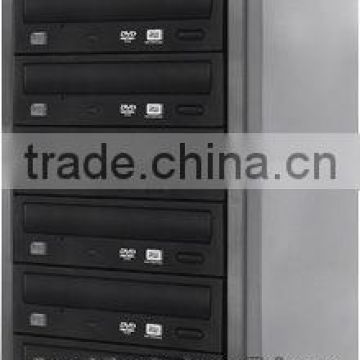 Flash Memory Card to DVD Duplicator Copier 7 Drives w/ memory card slots MS / CF / SD / MMC / USB