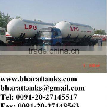 LPG gas semi trailer taruck