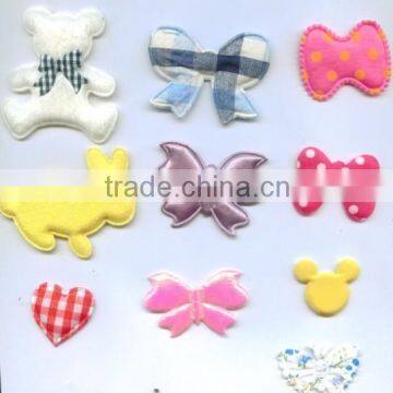 Custom Ultrasonic Embossing hare/butterfly/bow/heart shape ect for decoration