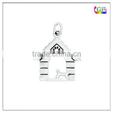 Custom Zinc alloy Pet dog cat house home pendant