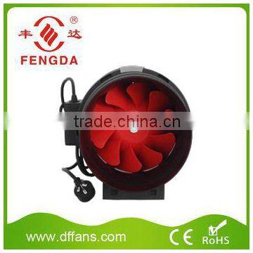 200 mm Diameter Plastic Inline Mixed Flow Extractor Fan photo-2