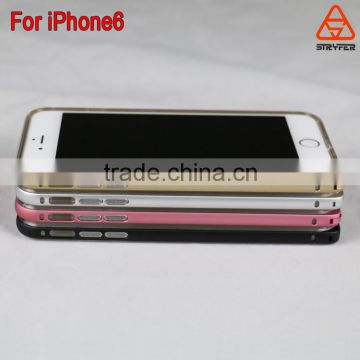 Biaoxin mobile phone for iphone 6 tpu+Aluminum bumper case