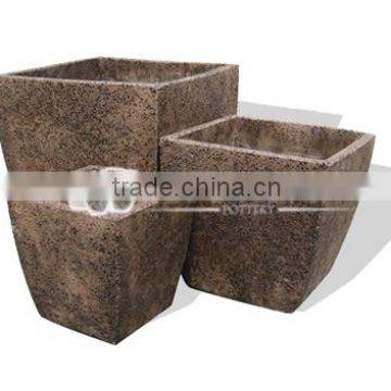 Square Lightweight Concrete Planter