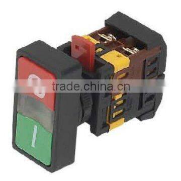 dual head on off push button switch building block type AS-22N