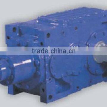 China supplier Guomao GMC series two stage bevel helical gear reducer for cranes