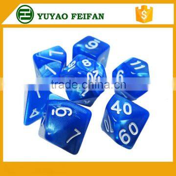 Hot sales polyhedral acrylic dice games