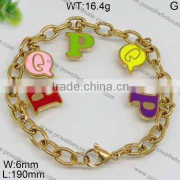 Wholesale new gold colorful paracord bracelet survival